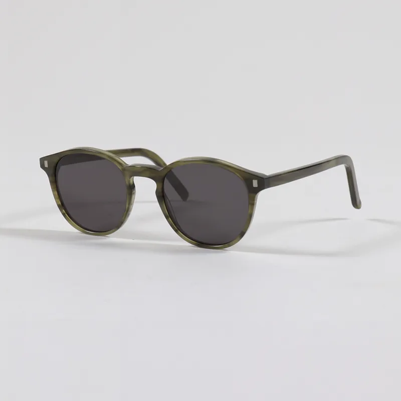 Monokel Nelson Sunglasses Green Demi Solid Grey