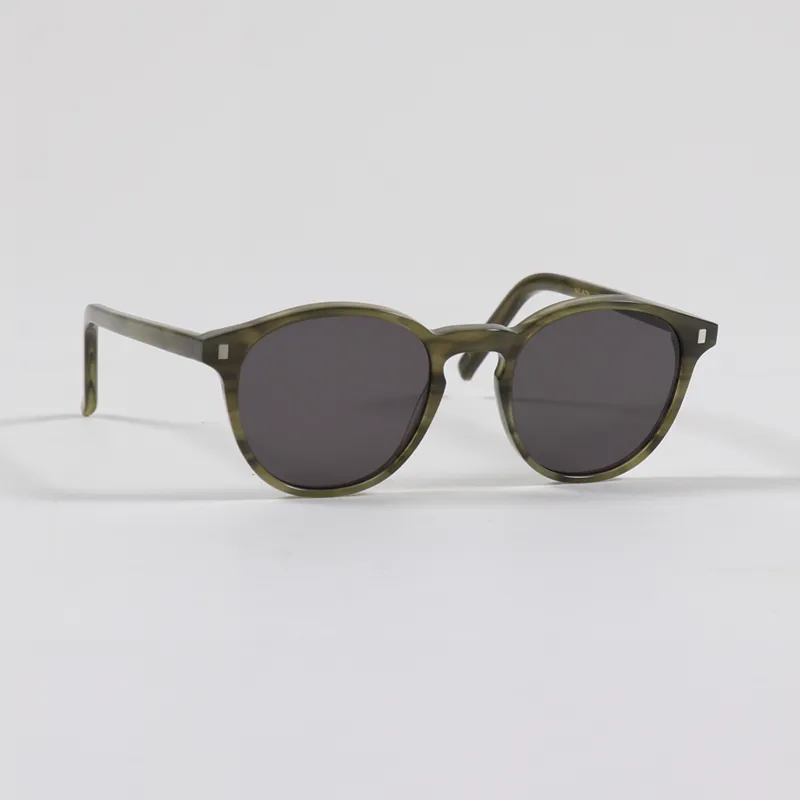 Monokel Nelson Sunglasses Green Demi Solid Grey-2