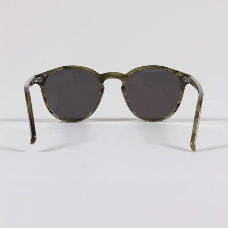 Monokel Nelson Sunglasses Green Demi Solid Grey-3