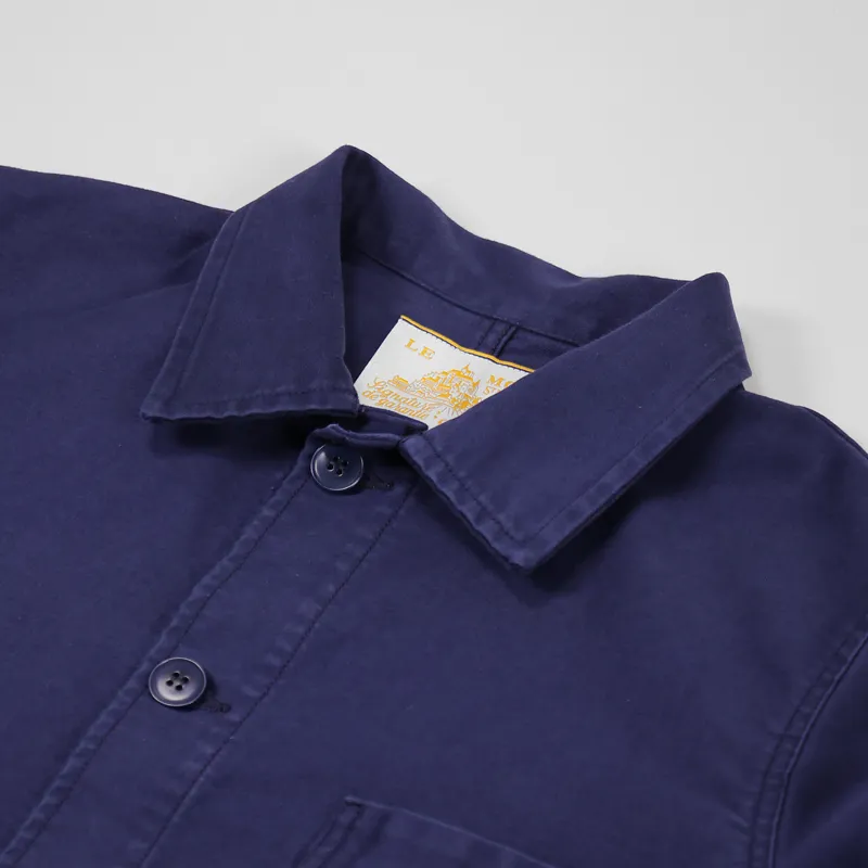 Le Mont St Michel Work Jacket Blue-1
