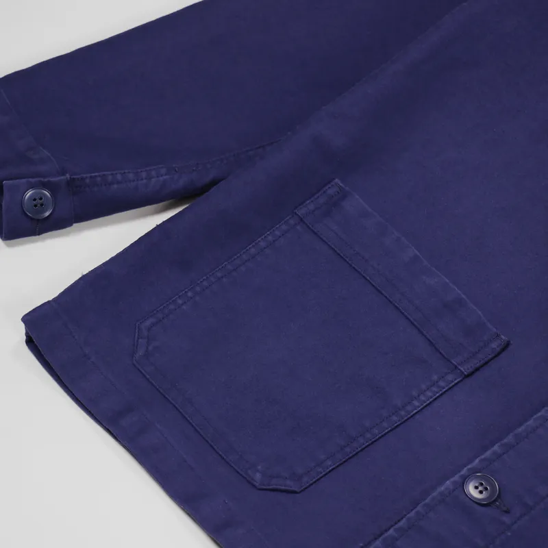 Le Mont St Michel Work Jacket Blue-3