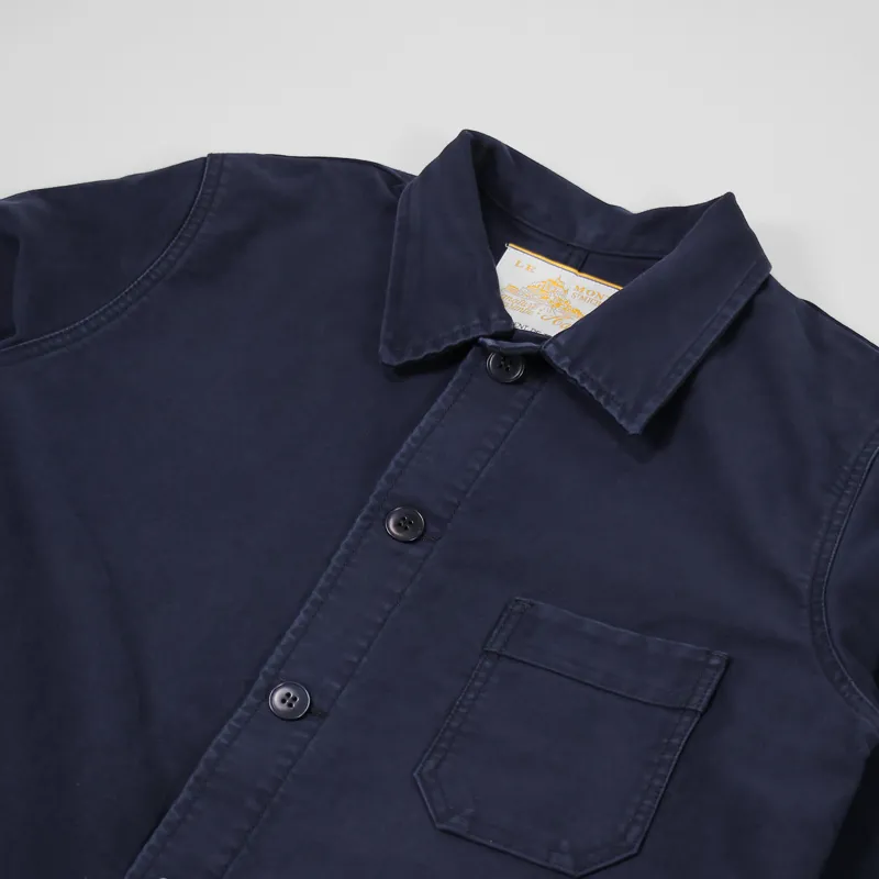 Le Mont St Michel Work Jacket Navy-1
