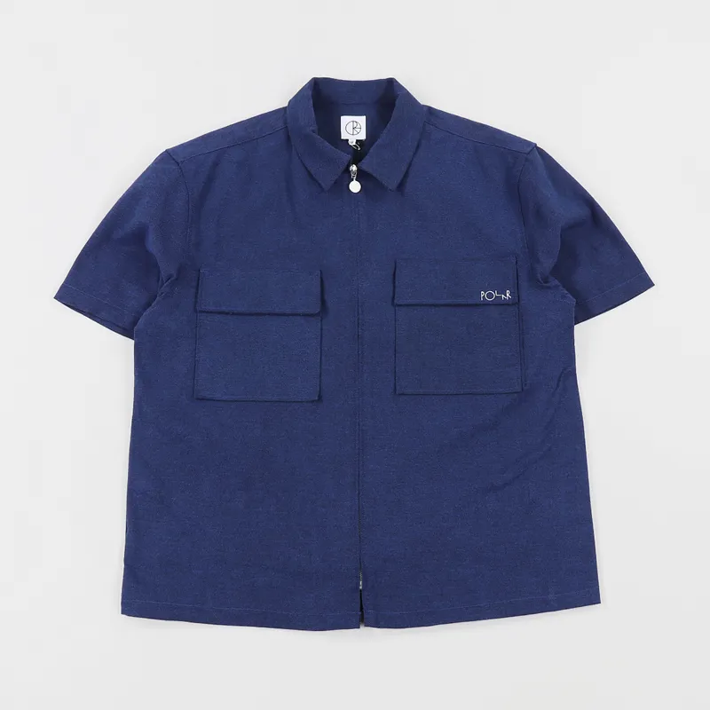 Polar Skate Co. Work Shirt Blue
