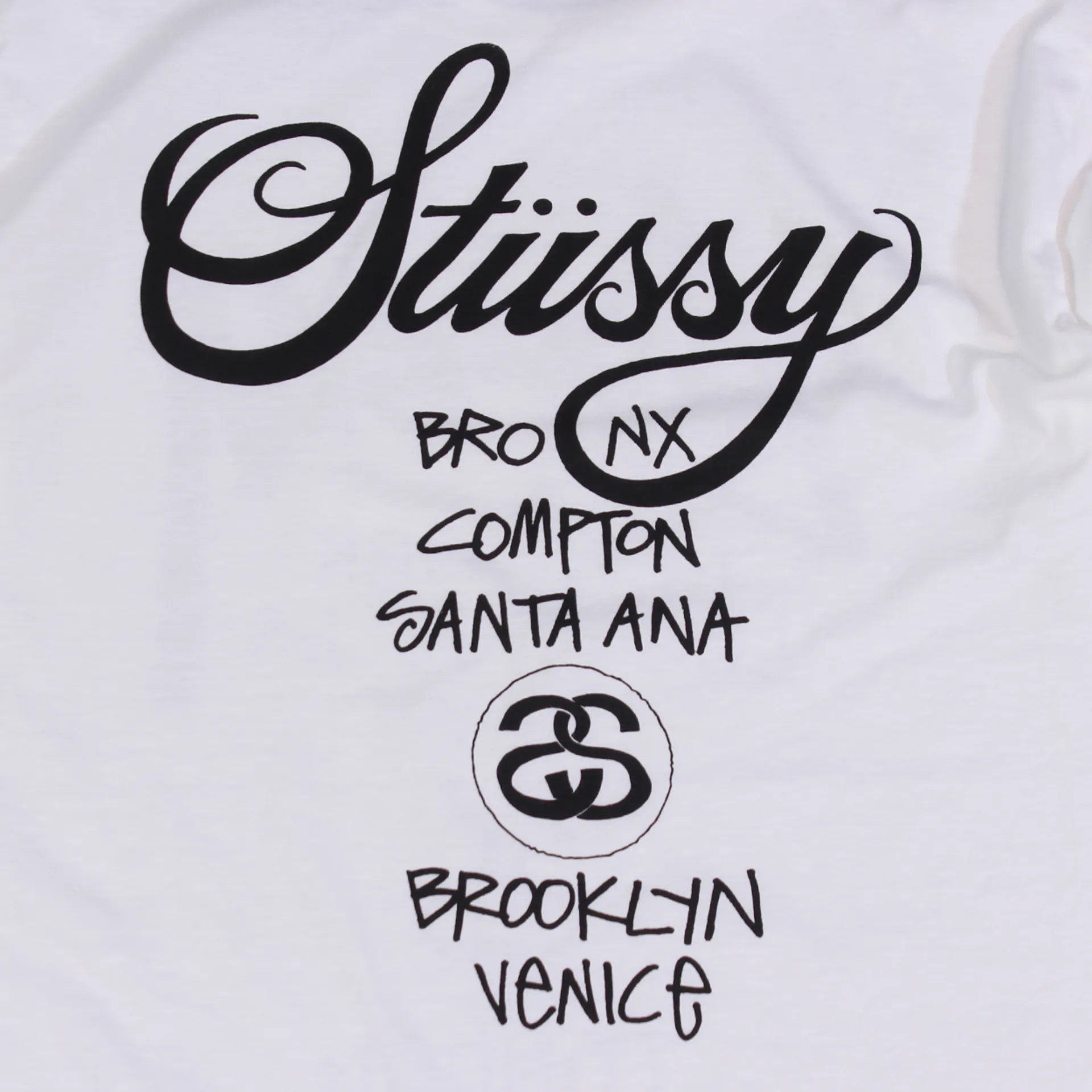 World Tour Mens Tee Stussy Skate Surf Cotton