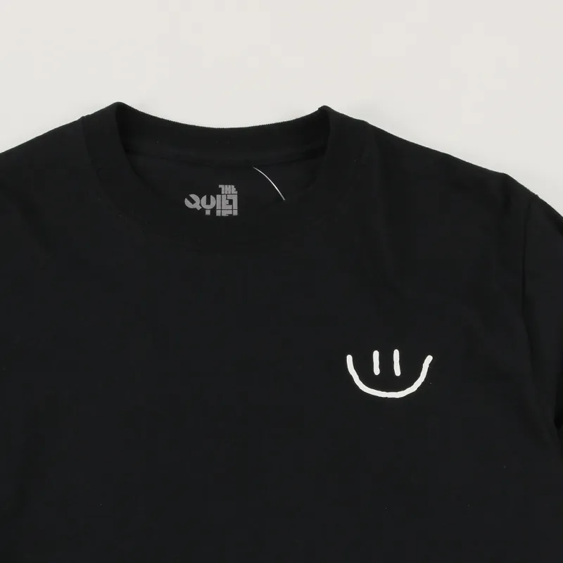 The Quiet Life Worry Long Sleeve T Shirt Black-1