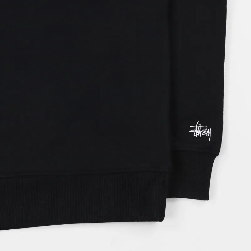 Stussy Woven Tape Mock Neck Black-3