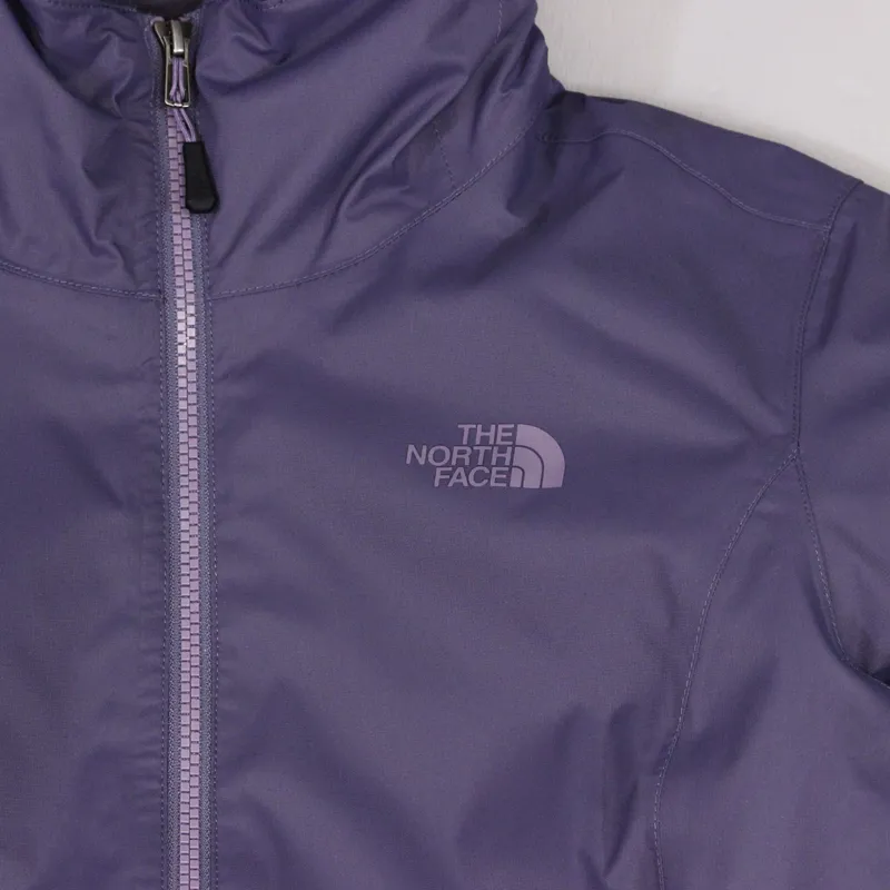 The North Face Womens Quest Insulated Jacket Greystone Blue-1