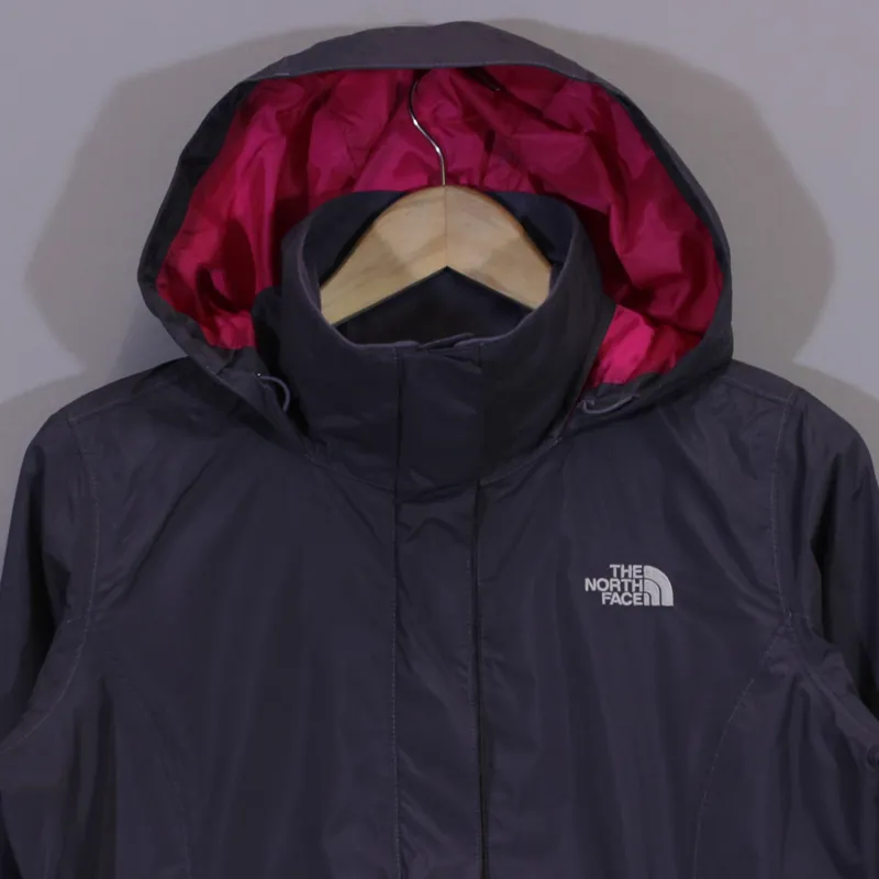 The North Face Womens Resolve Jacket Greystone Blue-1