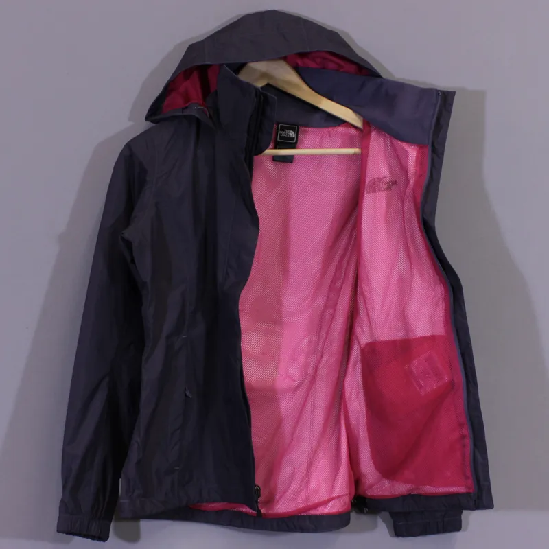 The North Face Womens Resolve Jacket Greystone Blue-4