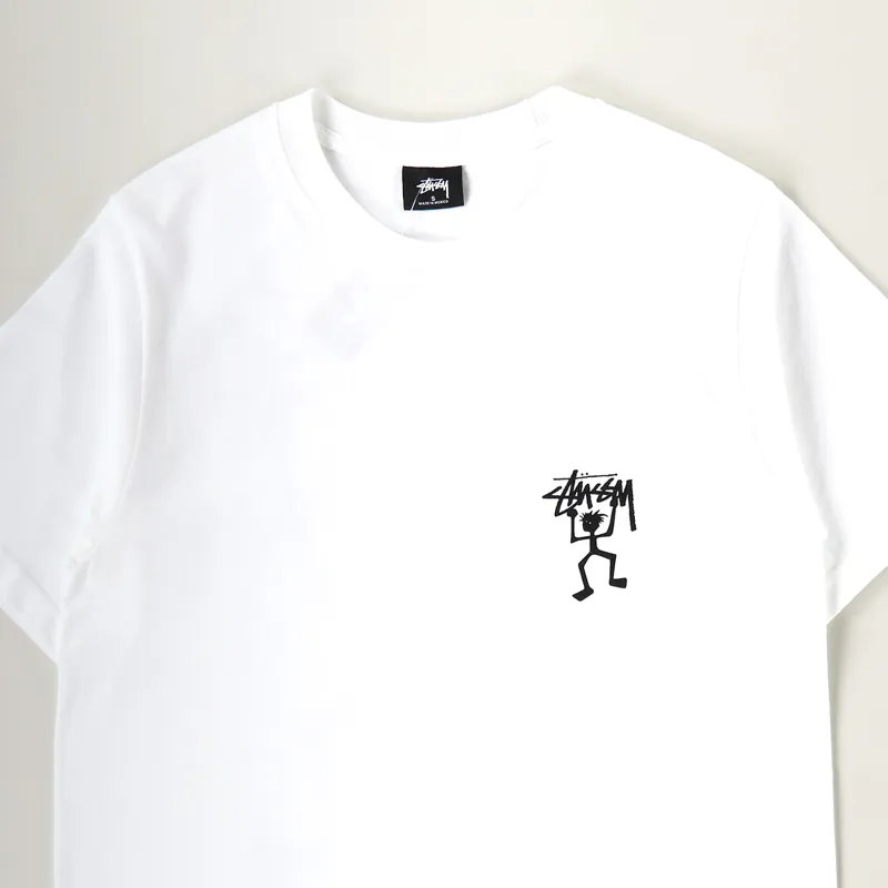 Stussy Warrior Man T Shirt White-2