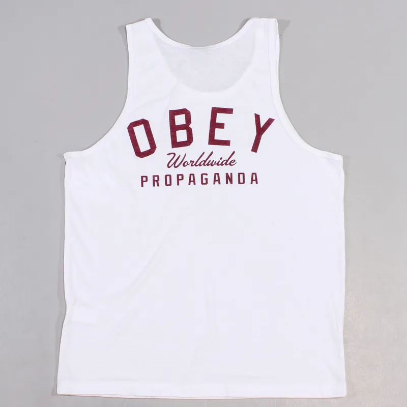 Obey Worldwide Propaganda Vest White-2