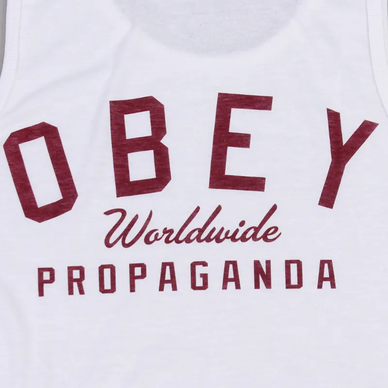 Obey Worldwide Propaganda Vest White-3