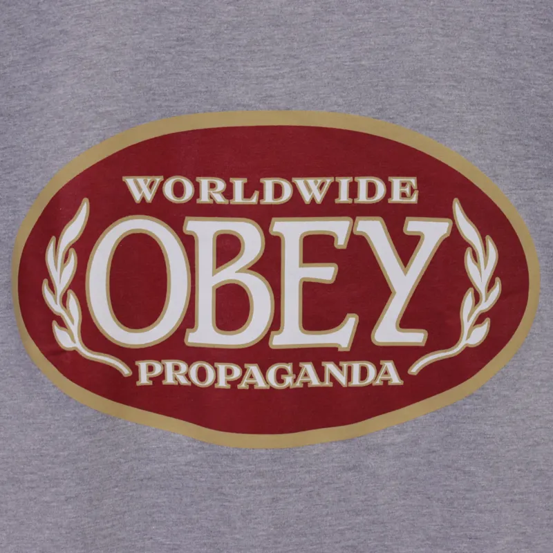 Obey Blunts T Shirt - Grey-1