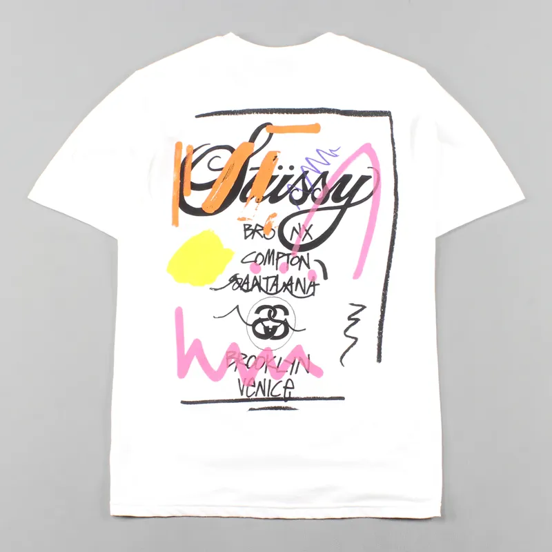未使用 STUSSY WORLD TOUR HALFTONE Tシャツ L World Tour Stussy Shipping Free NOWRE现客