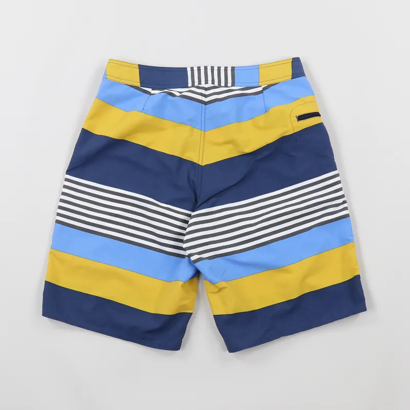 Patagonia Wavefarer Board Shorts 21 Inch Fitz Stripe Yurt Yellow-3