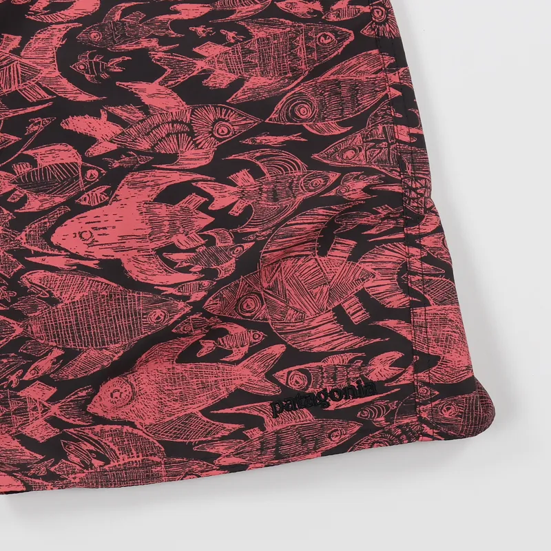 Patagonia Wavefarer Board Shorts 21 Inch Sketchy Fish Spiced Coral-1