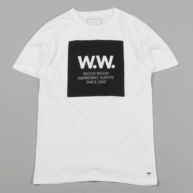 Wood Wood WW Square T Shirt White