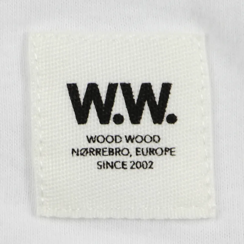 Wood Wood WW Square T Shirt White-1