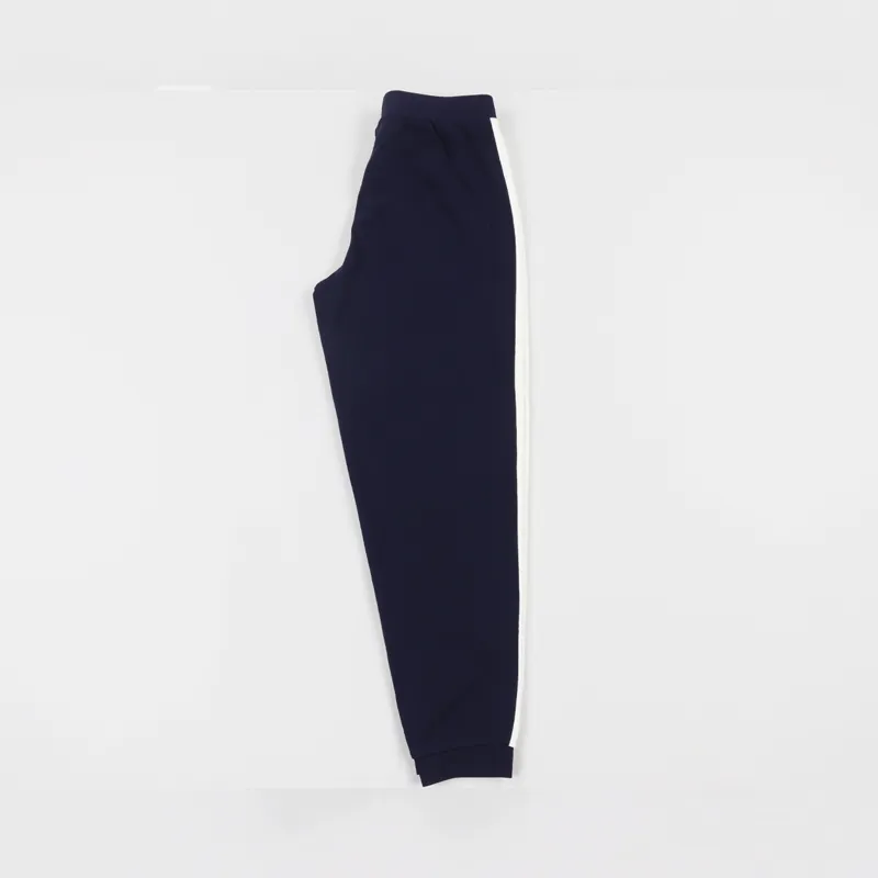 Lacoste Colourblock Pique Fleece Sweatpants Navy Blue White-2