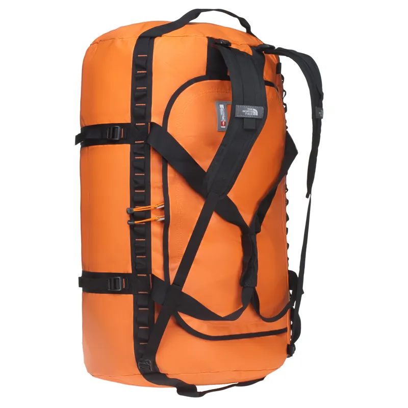The North Face Base Camp Duffel Bag XL - Oriole Orange and Black-1