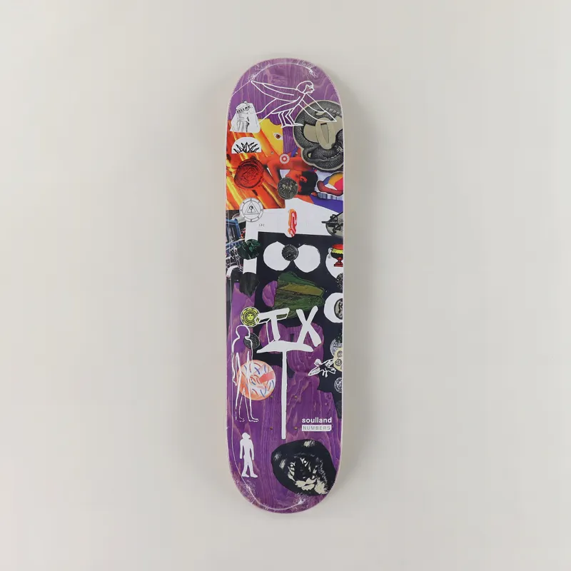Soulland x Numbers Skateboarding 7 Ply Teixeira Deck 8 Inch