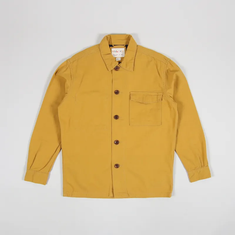 Uskees Single Pocket Work Shirt Yellow