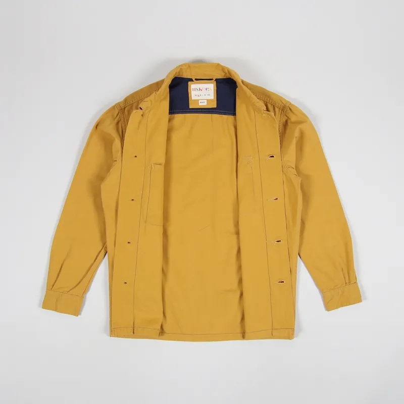 Uskees Single Pocket Work Shirt Yellow-1