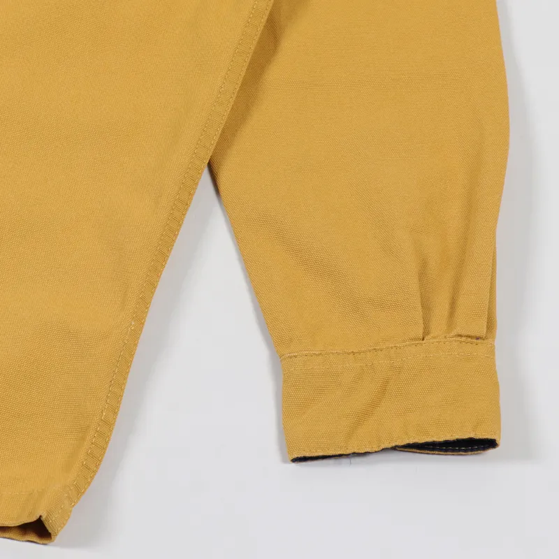 Uskees Single Pocket Work Shirt Yellow-6