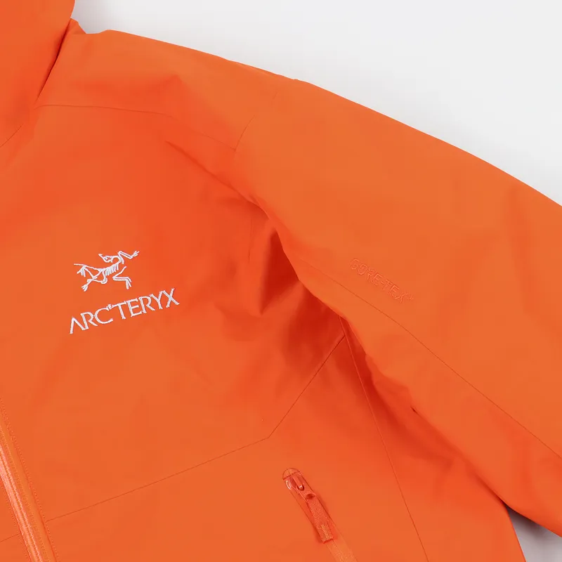 Arcteryx Mens GORE-TEX Zeta SL Shell Jacket Trail Blaze Orange