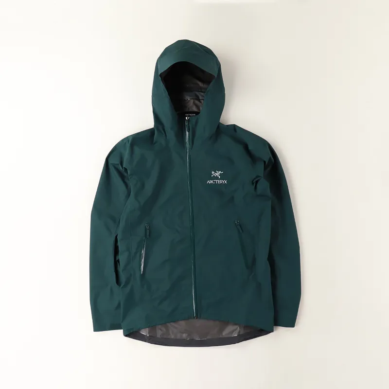 Arcteryx Mens Outdoor Zeta SL Waterproof Jacket Labyrinth Teal