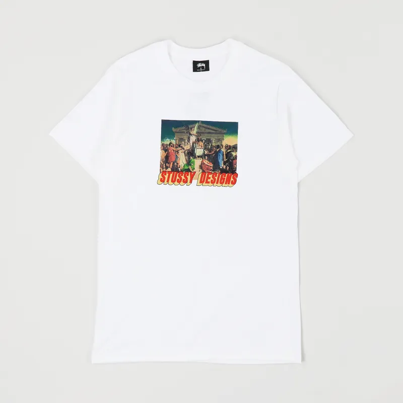 Stussy Zeus T Shirt White