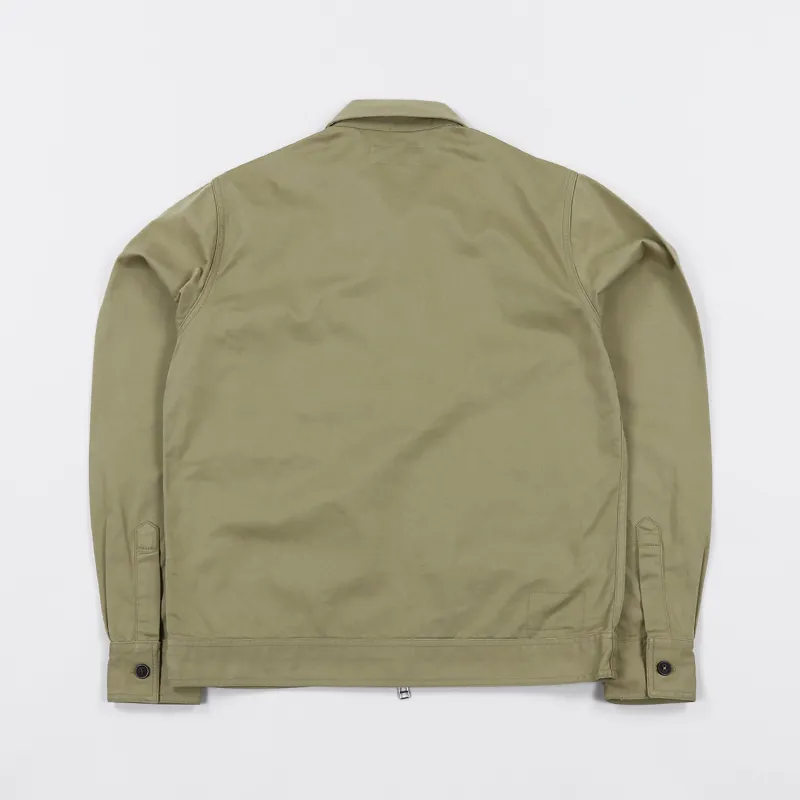 Universal Works Zip Uniform Shirt Sand-3