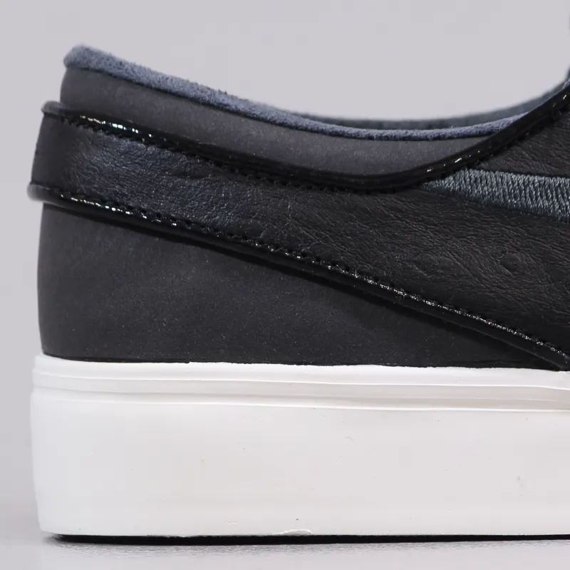 Nike SB Zoom Stefan Janoski Premium Shoes Black Anthracite Sail Grey-1