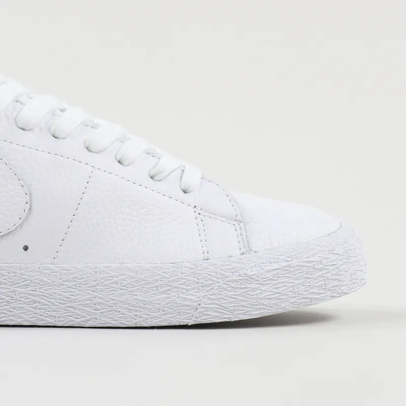 Nike SB Zoom Blazer Low NBA Shoes White-2
