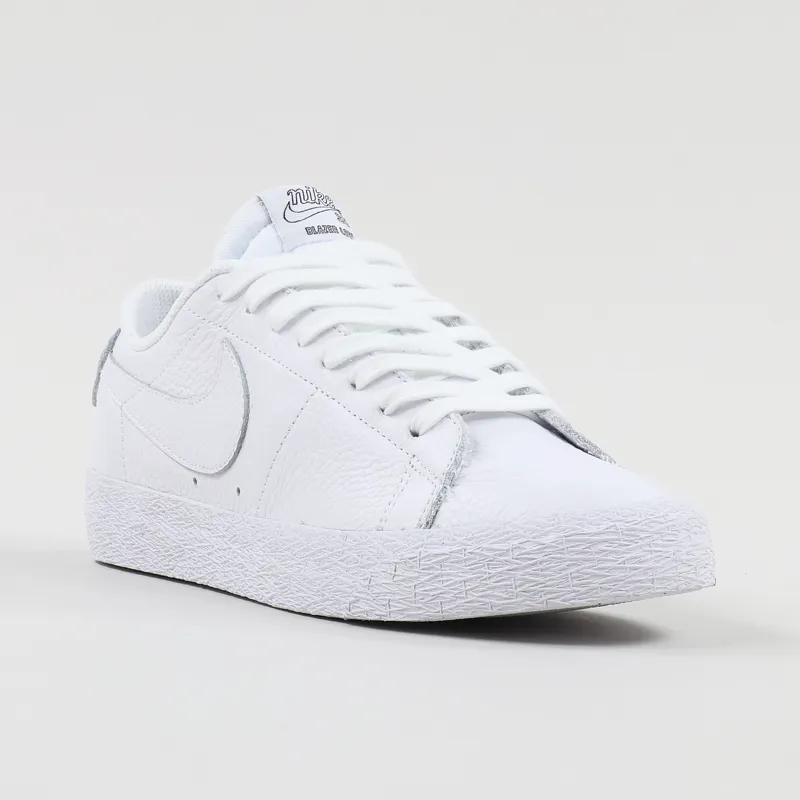 Nike SB Zoom Blazer Low NBA Shoes White-5