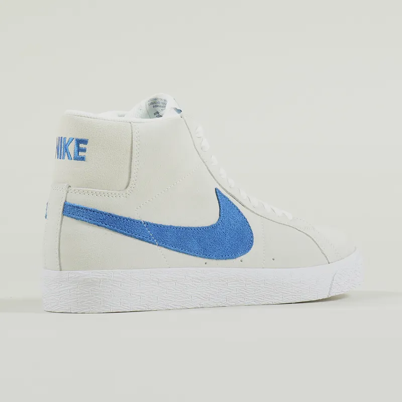 Nike SB Blazer Mid Shoes White Team Royal-7