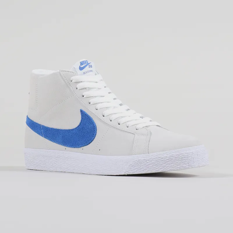 Nike SB Blazer Mid Shoes White Team Royal-6