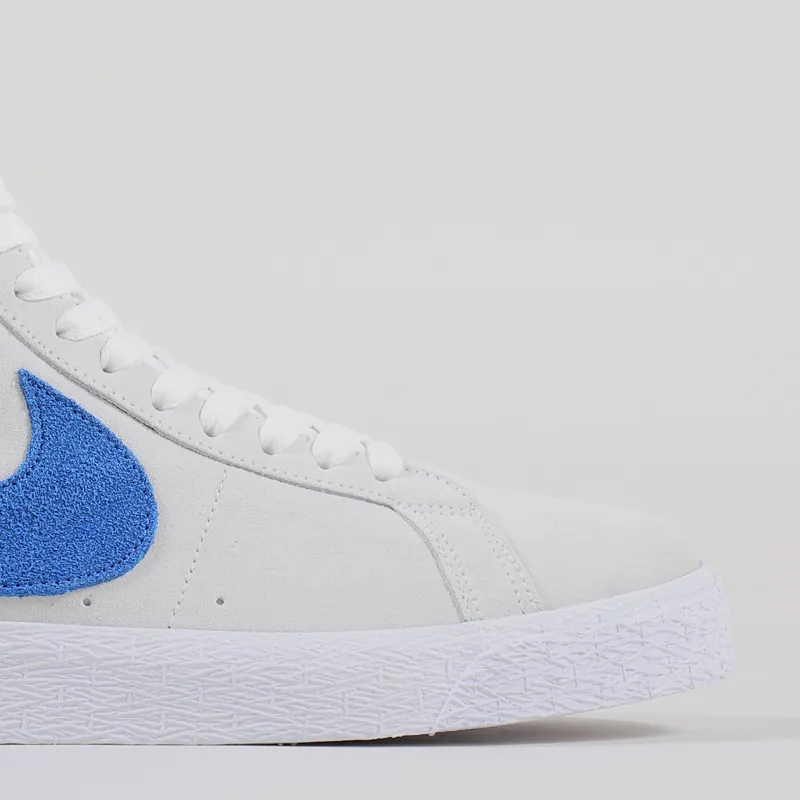 Nike SB Blazer Mid Shoes White Team Royal-5