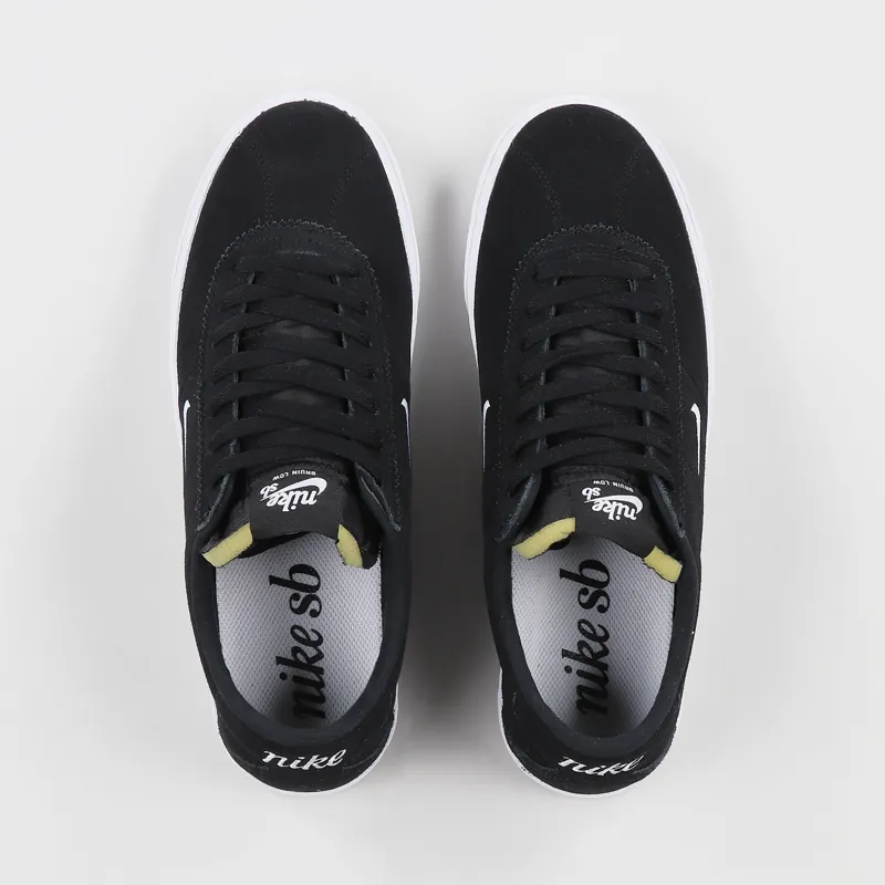 Nike SB Zoom Bruin Shoes Black White-6