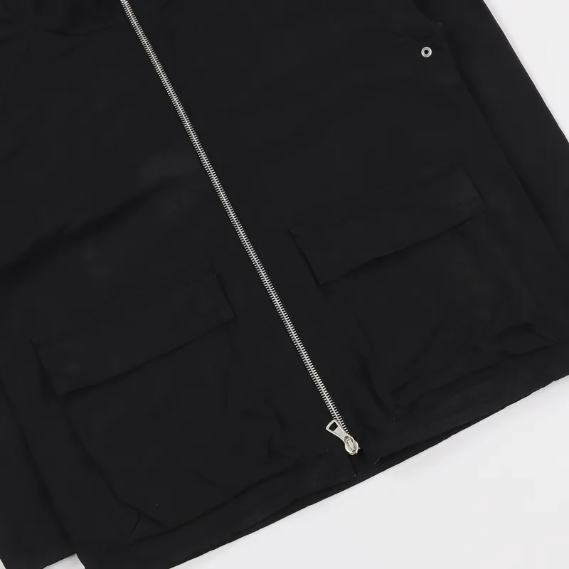 Albam Zipped Hooded Parka Black-2