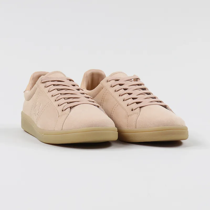 Fred Perry B721 Microfibre Shoes Natural Tan-3