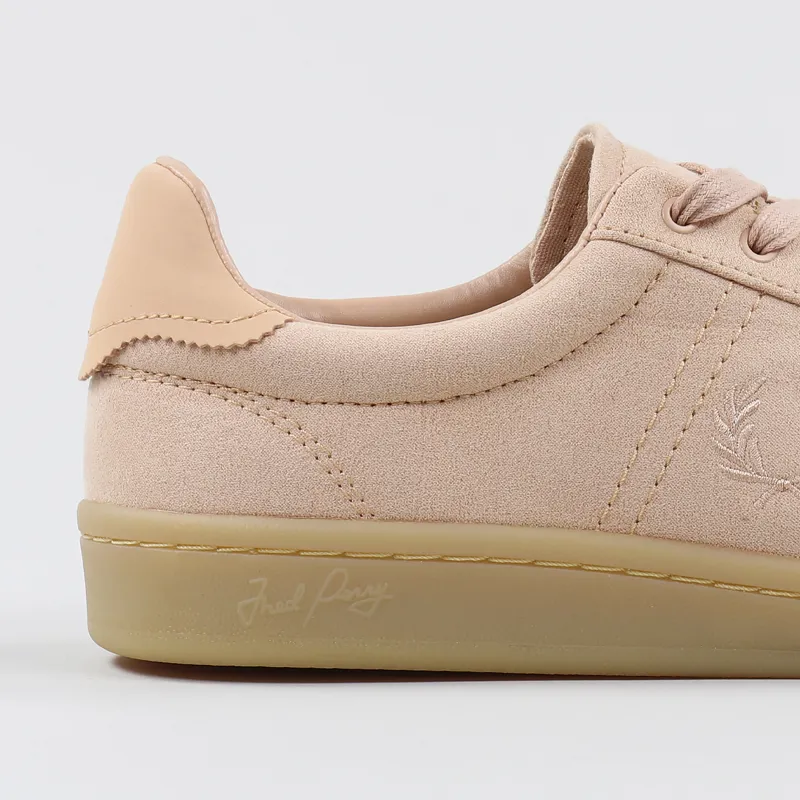 Fred Perry B721 Microfibre Shoes Natural Tan-1