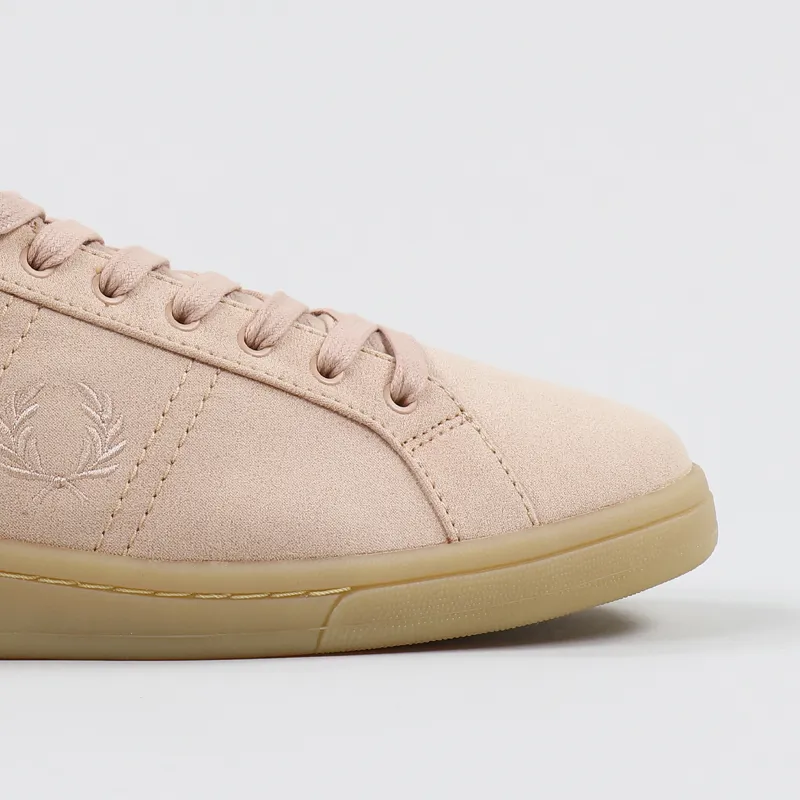 Fred Perry B721 Microfibre Shoes Natural Tan-2