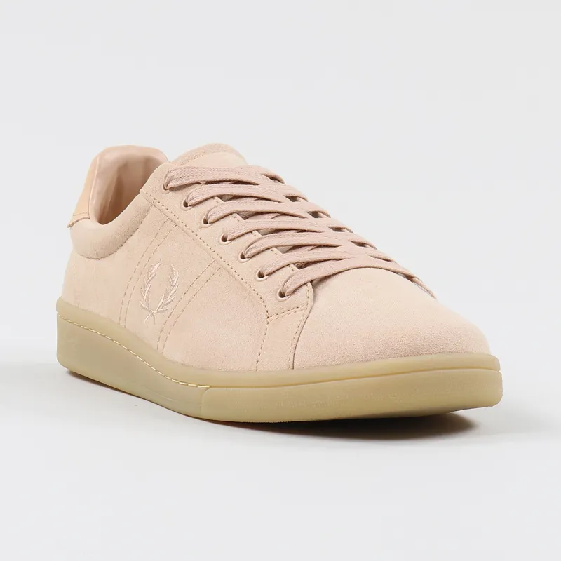 Fred Perry B721 Microfibre Shoes Natural Tan-4