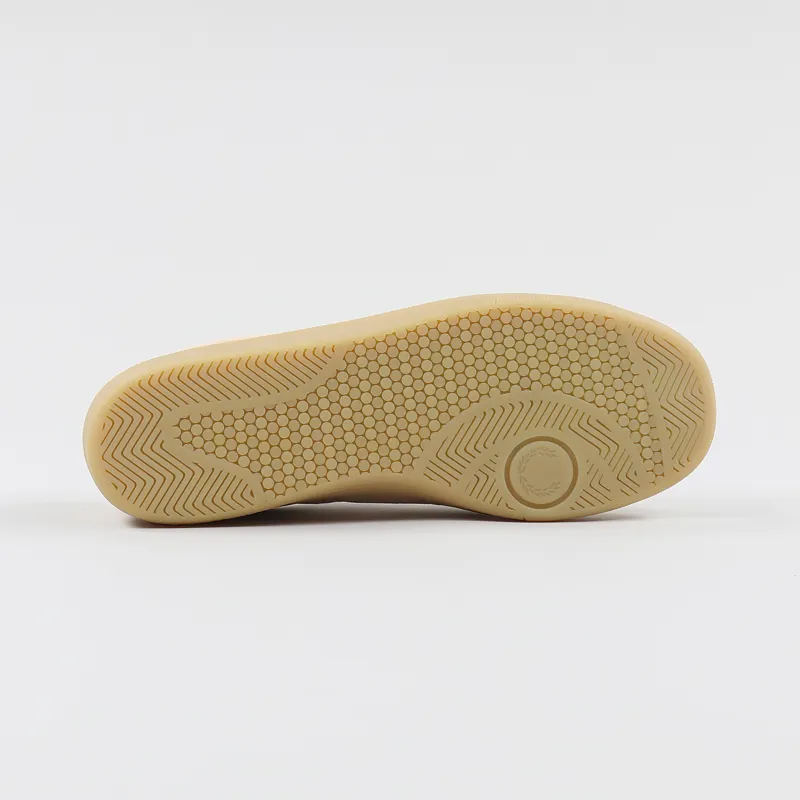 Fred Perry B721 Microfibre Shoes Natural Tan-7