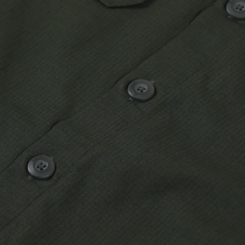 Barbour Beacon Ripstop Overshirt Forest-5