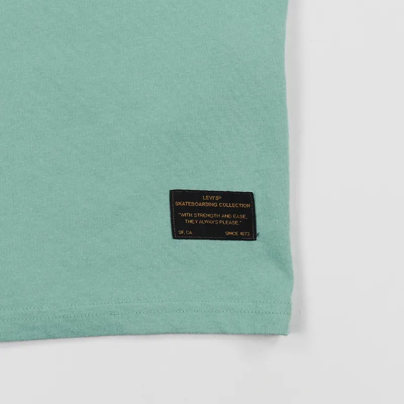 Levi's Skate Batwing T Shirt Wasabi Black-2