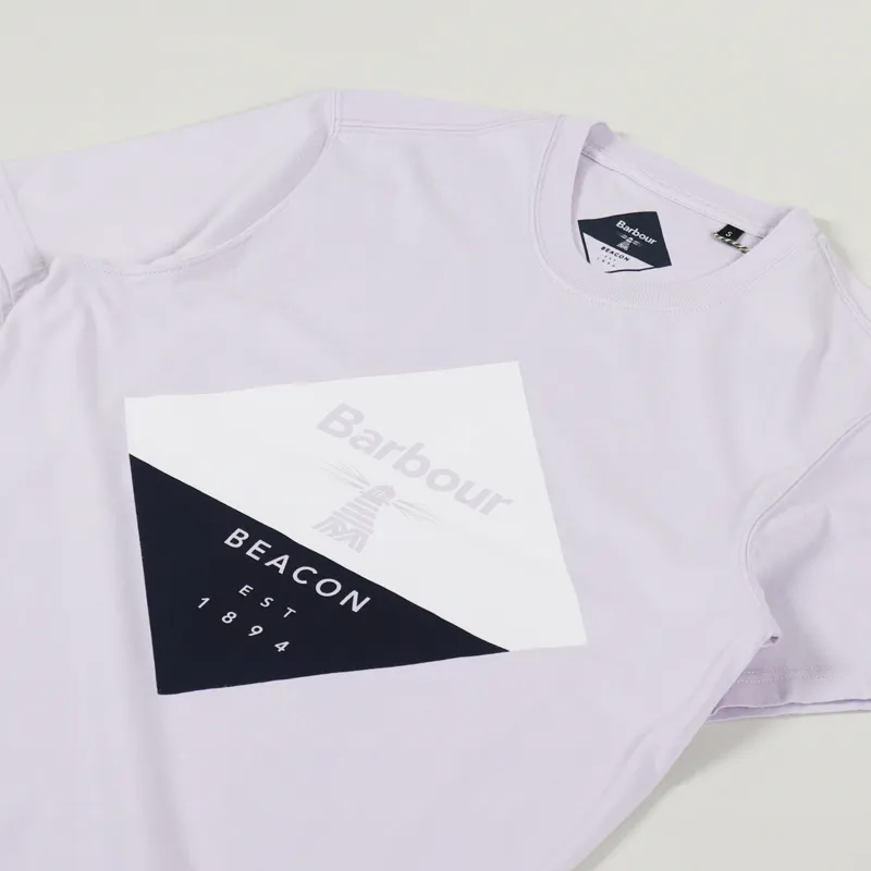 Barbour Beacon Diamond T Shirt Thistle-1