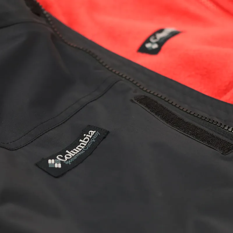 Columbia Waterproof Bugaboo 1986 Interchange Jacket Black Red-4