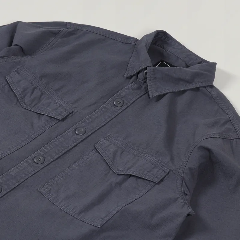 Edwin Long Sleeve Big Shirt Ebony-1